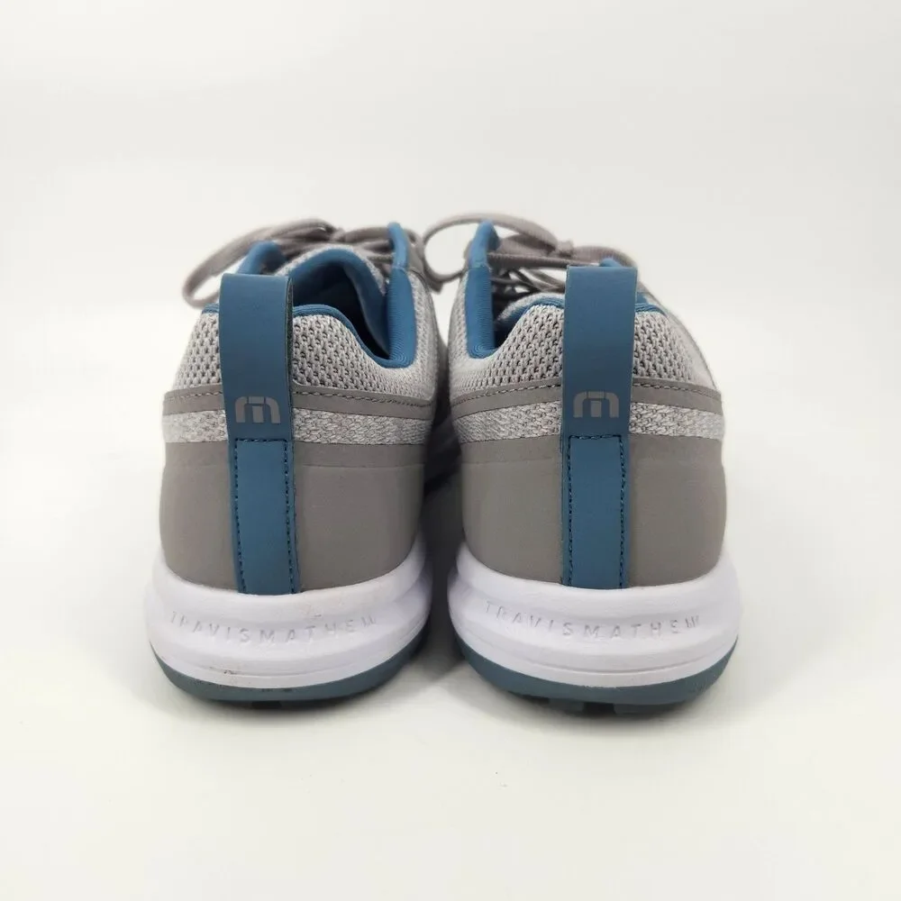 Travis Mathew Daily Pro Hybrid Golf Shoes Men Size 8.5 Gray Spikeless